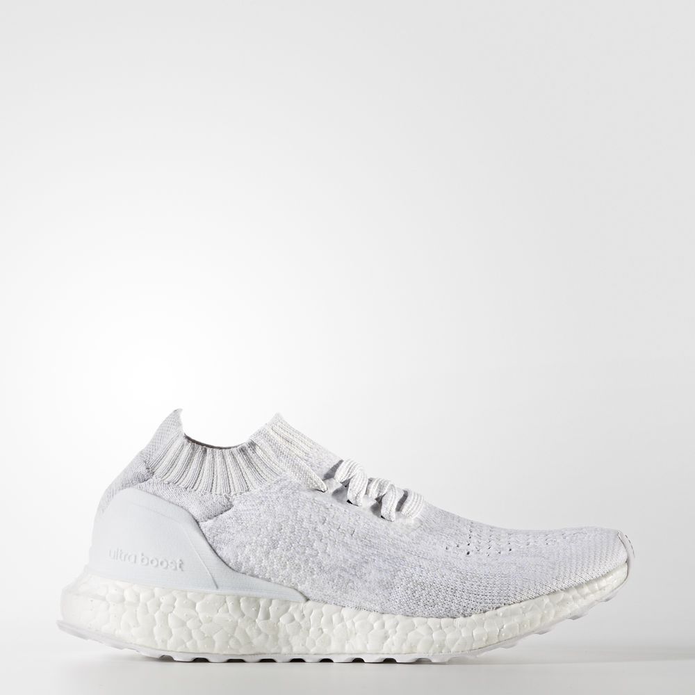 Adidas Ultraboost Uncaged - παπουτσια για τρεξιμο για αγορια - Ασπρα/Ασπρα/Ασπρα,Μέγεθος: EU 27 – 39